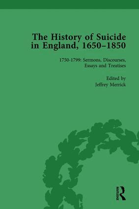 Mark Robson, Paul S Seaver, Kelly McGuire, Jeffrey Merrick, Daryl Lee - History of Suicide in England, 1650–1850, Part II vol 5, Inbunden