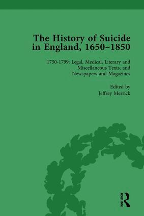 Mark Robson, Paul S Seaver, Kelly McGuire, Jeffrey Merrick, Daryl Lee - History of Suicide in England, 1650–1850, Part II vol 6, Inbunden