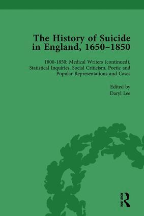 Mark Robson, Paul S Seaver, Kelly McGuire, Jeffrey Merrick, Daryl Lee - History of Suicide in England, 1650–1850, Part II vol 8, Inbunden