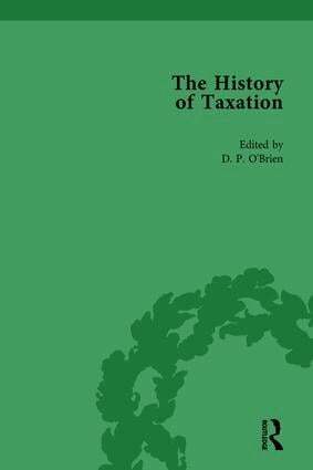 D.P. O'Brien - History of Taxation Vol 6, Inbunden