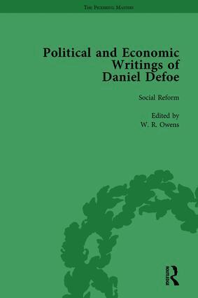 W R Owens, P N Furbank, J A Downie, D W Hayton, John McVeagh - Political and Economic Writings of Daniel Defoe Vol 8, Inbunden