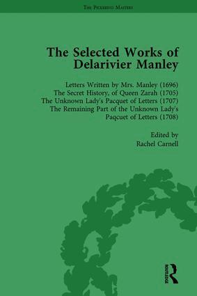 Ruth Herman, Rachel Carnell, W R Owens - Selected Works of Delarivier Manley Vol 1, Inbunden