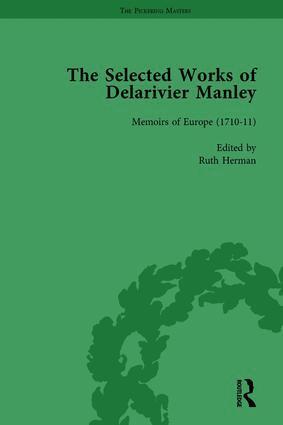 Ruth Herman, Rachel Carnell, W R Owens - Selected Works of Delarivier Manley Vol 3, Inbunden