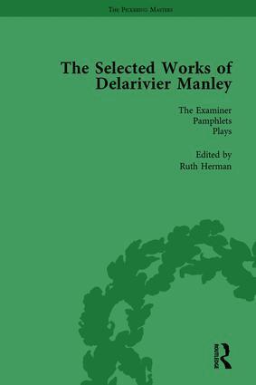 Ruth Herman, Rachel Carnell, W R Owens - Selected Works of Delarivier Manley Vol 5, Inbunden