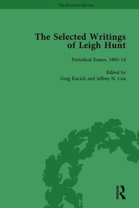 Robert Morrison, Michael Eberle-Sinatra - Selected Writings of Leigh Hunt Vol 1, Inbunden