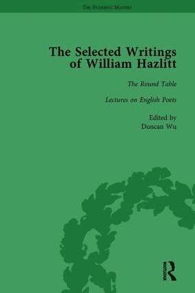 Duncan Wu, Tom Paulin, David Bromwich, Stanley Jones, Roy Park - Selected Writings of William Hazlitt Vol 2, Inbunden