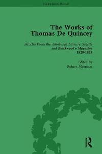 bokomslag The Works of Thomas De Quincey, Part I Vol 7
