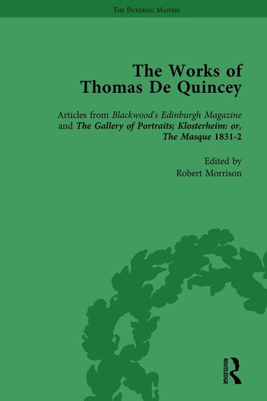Grevel Lindop, Barry Symonds - Works of Thomas De Quincey, Part II vol 8, Inbunden