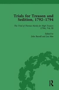 bokomslag Trials for Treason and Sedition, 1792-1794, Part I Vol 4