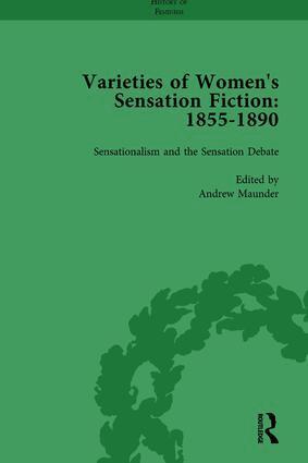 Andrew Maunder, Sally Mitchell, Tamar Heller, Mark Knight, Graham Law - Varieties of Women's Sensation Fiction, 1855-1890 Vol 1, Inbunden