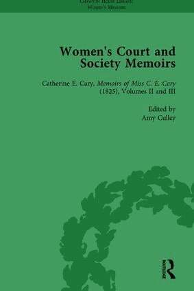 Amy Culley, Katherine Turner - Women's Court and Society Memoirs, Part I Vol 4, Inbunden