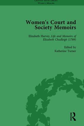 Jennie Batchelor, Amy Culley, Katherine Turner - Women's Court and Society Memoirs, Part II vol 5, Inbunden