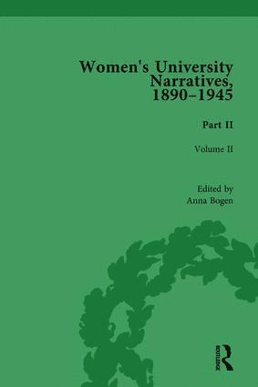 bokomslag Women's University Narratives, 1890-1945, Part II