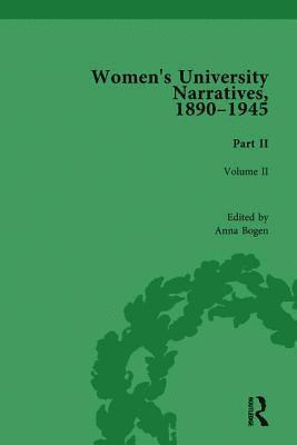 Women's University Narratives, 1890-1945, Part II 1