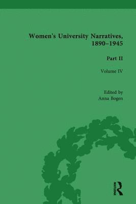 Anna Bogen - Women's University Narratives, 1890-1945, Part II, Inbunden