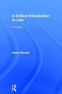 bokomslag A Critical Introduction to Law