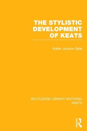 Stylistic Development of Keats
