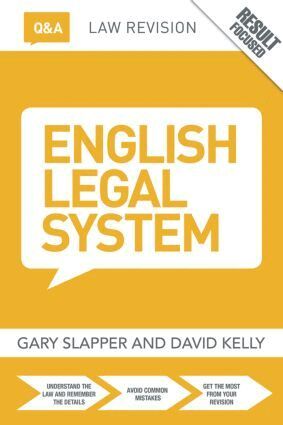 Gary Slapper - Q&A English Legal System, Häftad