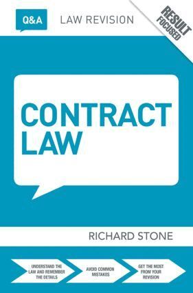 Richard Stone - Q&A Contract Law, Häftad