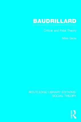 Mike Gane - Baudrillard (RLE Social Theory), Inbunden