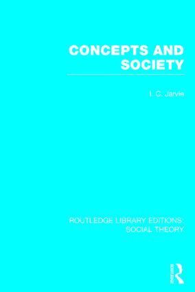 Ian C. Jarvie - Concepts and Society (RLE Social Theory), Inbunden