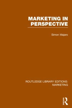 Simon Majaro - Marketing in Perspective (RLE Marketing), Inbunden