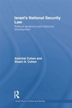 Amichai Cohen, Stuart Cohen - Israel's National Security Law, Häftad
