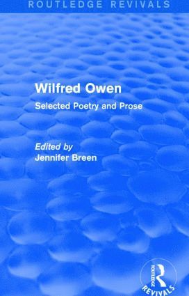 Wilfred Owen (Routledge Revivals) 1