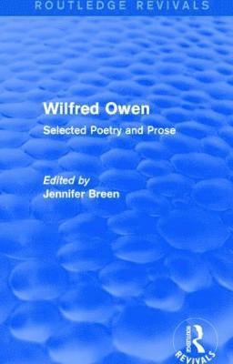 Wilfred Owen (Routledge Revivals) 1