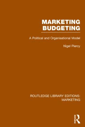 Nigel Piercy - Marketing Budgeting (RLE Marketing), Inbunden