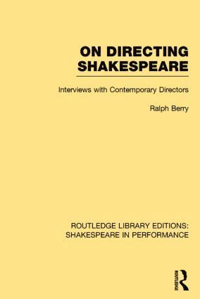 bokomslag On Directing Shakespeare