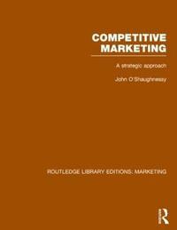 bokomslag Competitive Marketing (RLE Marketing)