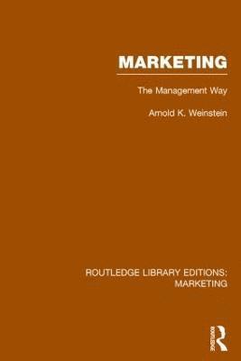 bokomslag Marketing (RLE Marketing)