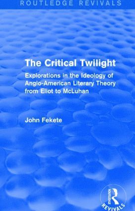 Critical Twilight (Routledge Revivals)