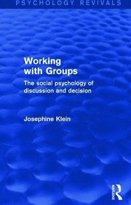 Working with Groups (Psychology Revivals) 1