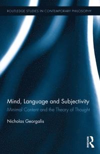 bokomslag Mind, Language and Subjectivity