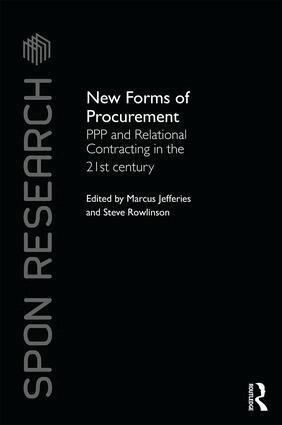 Marcus C. Jefferies, Steve Rowlinson - New Forms of Procurement, Inbunden