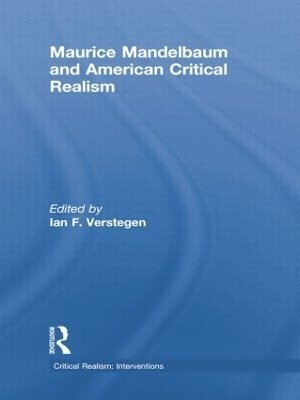 bokomslag Maurice Mandelbaum and American Critical Realism