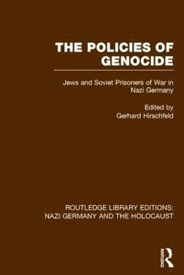 bokomslag Policies of Genocide (RLE Nazi Germany & Holocaust)