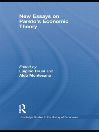 New Essays on Paretos Economic Theory 1