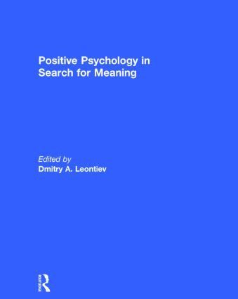 bokomslag Positive Psychology in Search for Meaning