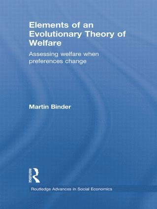bokomslag Elements of an Evolutionary Theory of Welfare