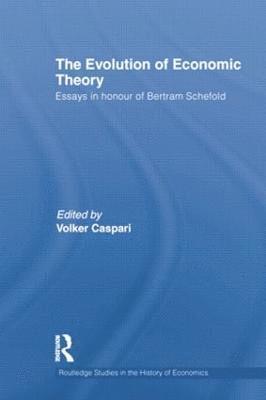 Volker Caspari, Germany) Caspari, Volker (Darmstadt Technical University - Evolution of Economic Theory, Häftad