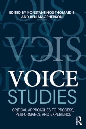 Konstantinos Thomaidis, Ben Macpherson - Voice Studies, Häftad