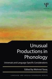 bokomslag Unusual Productions in Phonology