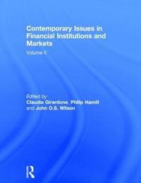 bokomslag Contemporary Issues in Financial Institutions and Markets