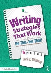 bokomslag Writing Strategies That Work
