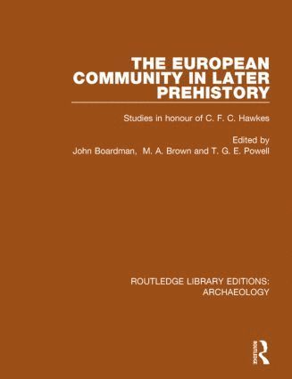 The European Community in Later Prehistory 1