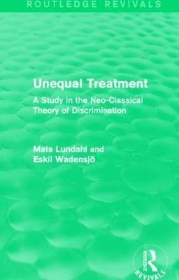 Unequal Treatment (Routledge Revivals) 1