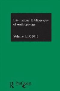 bokomslag IBSS: Anthropology: 2013 Vol.59